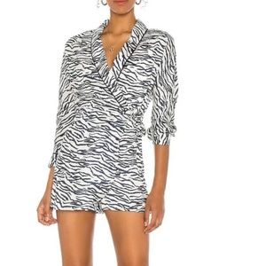 LE Superbe Zebra Romper